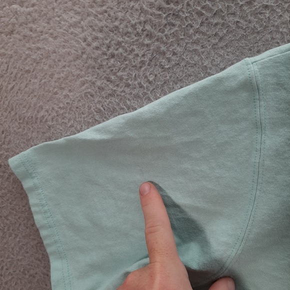 Vintage Champion Shirt Adult Large Blue Big Logo Y2K 2000s Sports Retro Tee - Picture 9 of 10